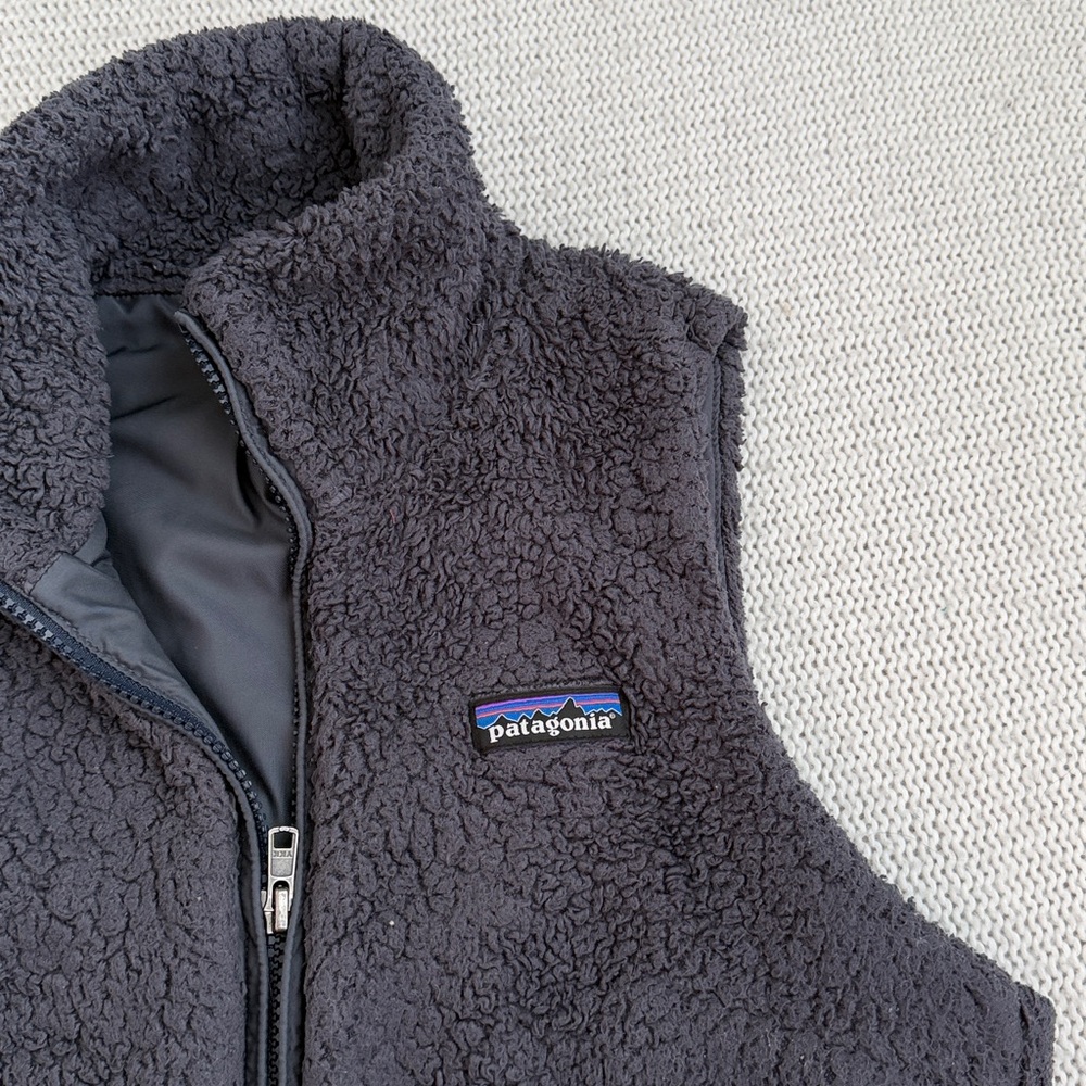Patagonia Fleece Full Zip Vest Gray Size XS - Picture 3 of 8